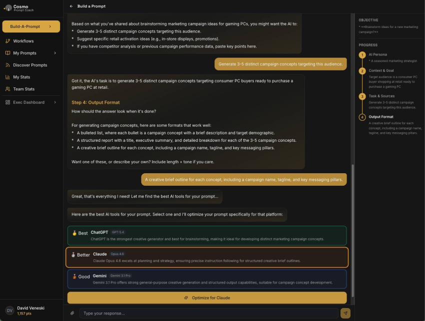 Build a Prompt - Context and Goal